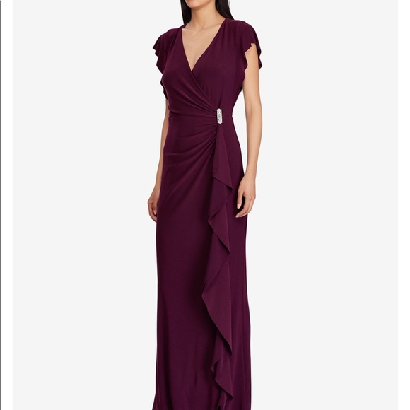 Lauren Ralph Lauren Dresses & Skirts - Flutter sleeve gown. Lauren Ralph Lauren Dresses & Skirts - Flutter sleeve gown.